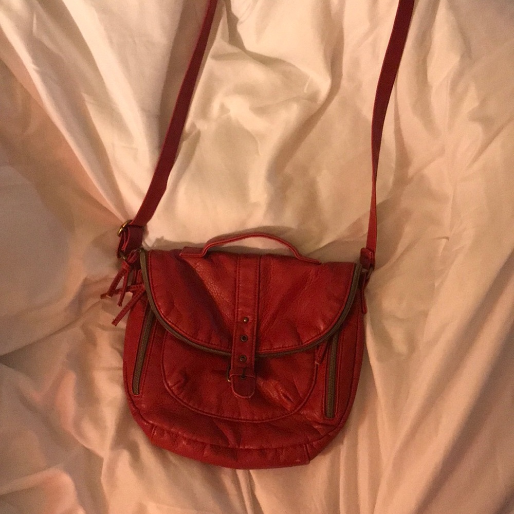 Pink crossbody bag